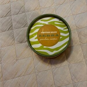 Jonathan Adler ZEBRA COASTER SET